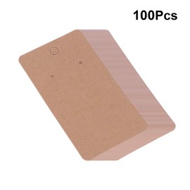 Earring Display Cards Kraft Paper Earring Card Holder for Earrings Pack of 100, Paper, Kraft paper
