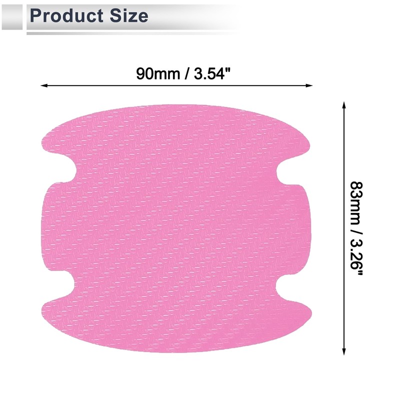 RATCHROLL 1 Set Universal Door Handle Sticker Anti-Scratches 83x90mm Auto