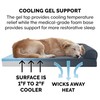 Furhaven Cooling Gel Dog Bed for Large Dogs w/ Removable