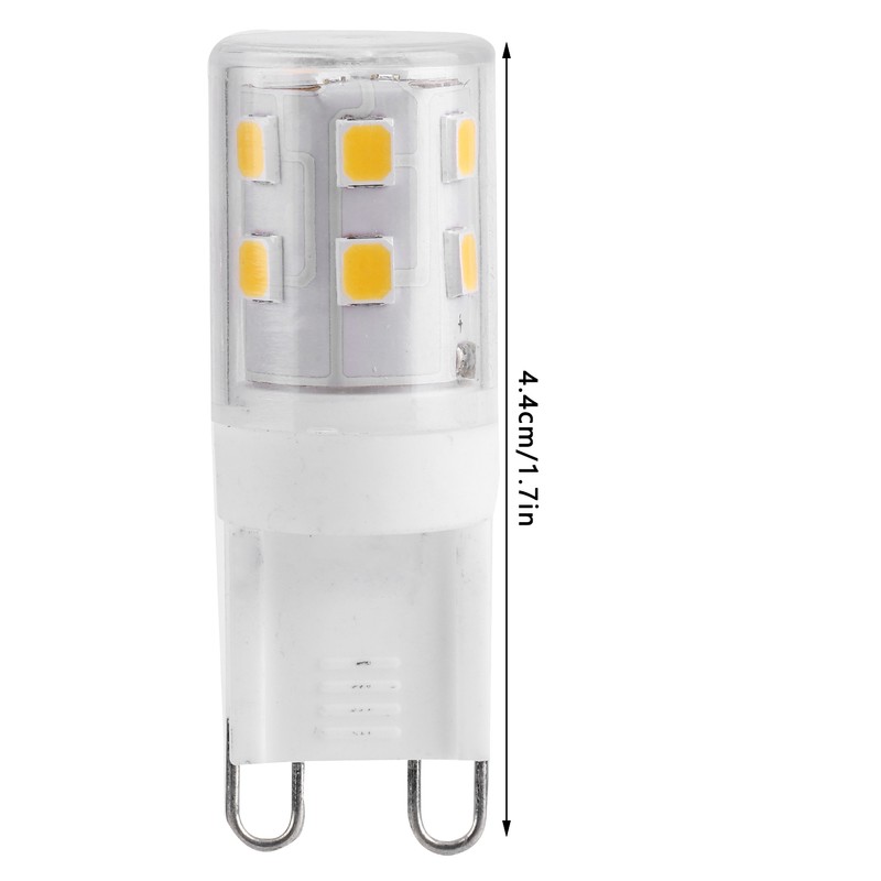 10PCS 2W G9 Ceramic Base 16LED Light Bulbs for Ceiling
