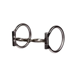 Professional's Choice Bit D-Ring Slow Twist 5 1/4 Mouth Silver EQB-813