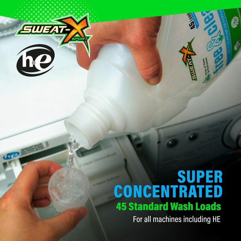 Sweat X Free & Clear Activewear Laundry Detergent – Certified