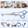 Gimars 6 in 1 Dog Grooming Scissors Kit, Professional 4CR