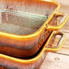jinsongdafa 9" x 9"Square Casserole Dish, 1.8 Qt Ceramic Au