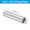 PATIKIL 304 Stainless Steel Pipe Fitting 1/2" NPT x 1/2"