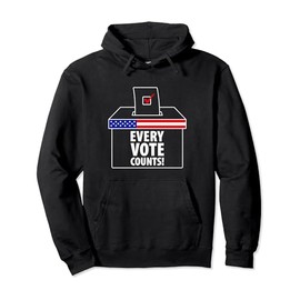 Every Vote Counts Political Election 2024 Pullover Hoodie