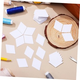 KONTONTY 300Pcs Quilting Templates Paper Piecing Shapes for Beginners Sewing Pattern Paper for Patchwork Quilting Supplies Cardboard Paper Templates