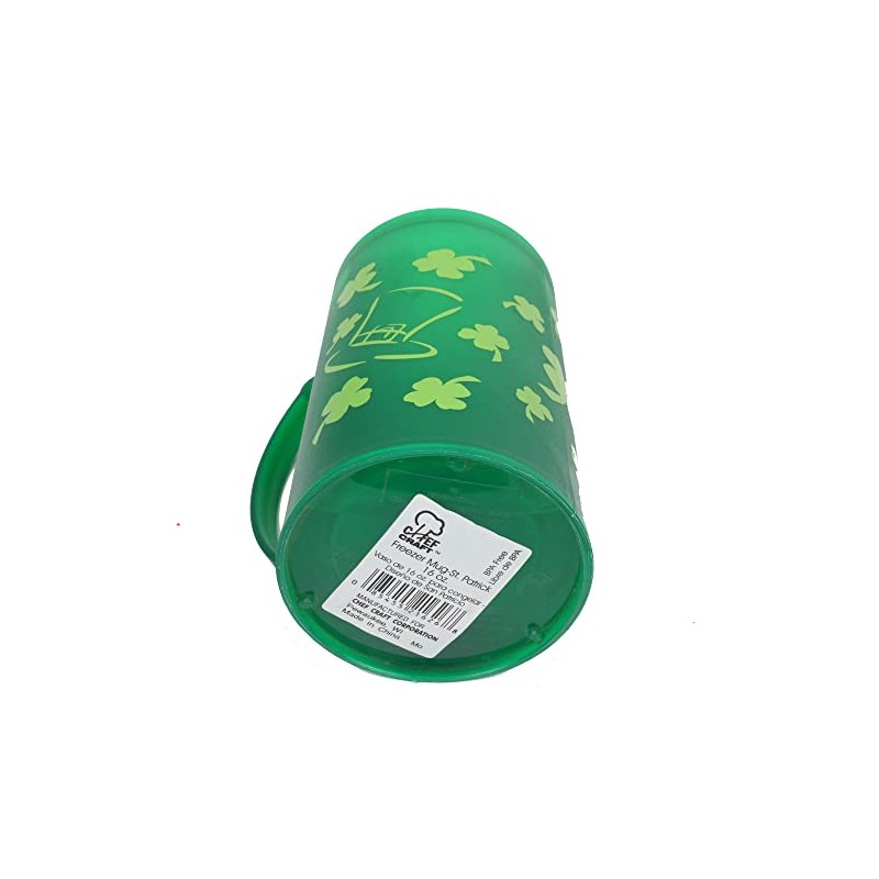 Chef Craft Select St. Patrick's Day Freezer Mug, 16 Ounce