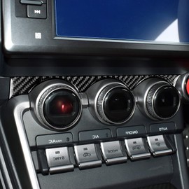 AIRSPEED Accessories for Toyota GR86 ZN8 Subaru BRZ ZD8 2021 2022 2023 2024 Real Carbon Fiber Car Air Conditioner Vent Adjustment Frame Sticker Stylish Decal Subaru BRZ Toyota GR86 Interior Parts