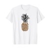Cute Leopard Print Pineapple vintage retro pattern T-Shirt