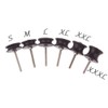 AISKAY Leather Burnisher leather Slicker Tool Drill,leather burnishing tool (10pcs)