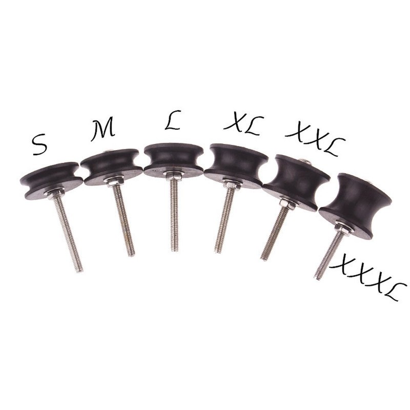AISKAY Leather Burnisher leather Slicker Tool Drill,leather burnishing tool (10pcs)