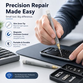 Precision Mini Screwdriver for Small Repairs – Magnetic 2mm Hand Tool for Watches, Phones & DIY