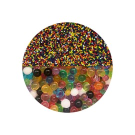 trendfinding 100 g water-retaining deco granules colourful, grain size 3.5-4 mm, decoration for flowers and plants, 10 litres, very economical, versatile use