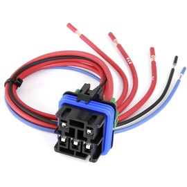 5-PIN ISO 280 Mini Weatherproof Relay Connector with 12" Relay Harnesses