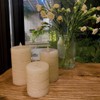 Flameless Candles,Battery Operated Candles,LED Candles.Battery Candles with String Lights.Flickering Candles