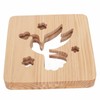 2W 3D Wood Carving Lamp Warm White Light Peace Dove
