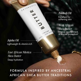 African Beauty Butter- Intensive Dry Skin Treatment: Comorian Ylang Ylang + Egyptian Orange Blossom