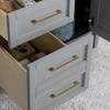 SYZOW 6 Pack Kitchen Cabinet Handles Antique Brass Cabinet Pulls