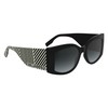 KARL LAGERFELD KL6183S Sunglasses, Black, One Size, black