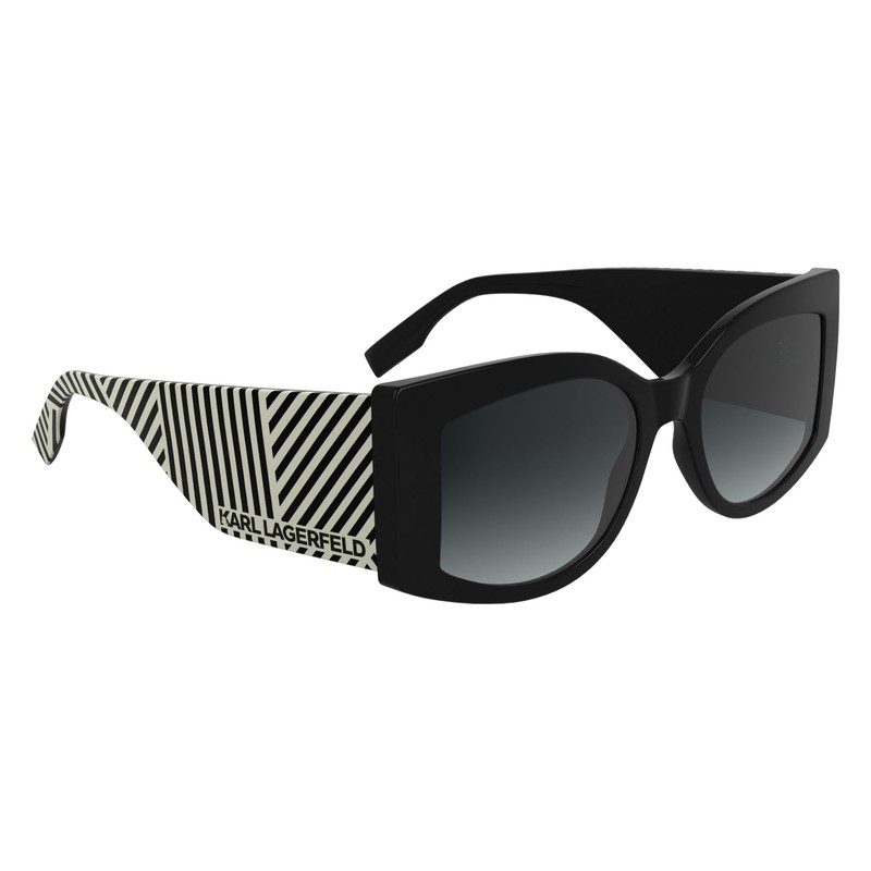 KARL LAGERFELD KL6183S Sunglasses, Black, One Size, black