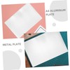 VILLFUL Thick Aluminum Sheets for Engraving DIY Rectangle Plate Decorative