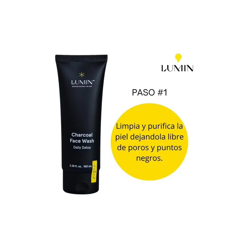 Lumin Antiedad Piel Grasa Limpieza Profunda Antiacné Vegano