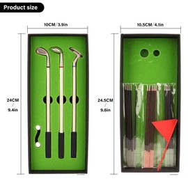 mini Golf pens set Desktop Games - Funny Gifts for Golfers, Coworkers, Boss - Stocking Stuffers-funny office decor (A)