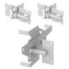 ZEKOO Stainless Steel Vinyl Fence Gate kit, Self Closing Gate