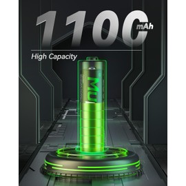 Mupoer Rechargeable AAA Batteries 4 Pack,AAA Rechargeable Battery 1100mAh NiMH,1.2V Triple A Battery Rechargeable, High Capacity Pilas Recargables AAA,3A Batteries for Solar Light Toy Remote Phone