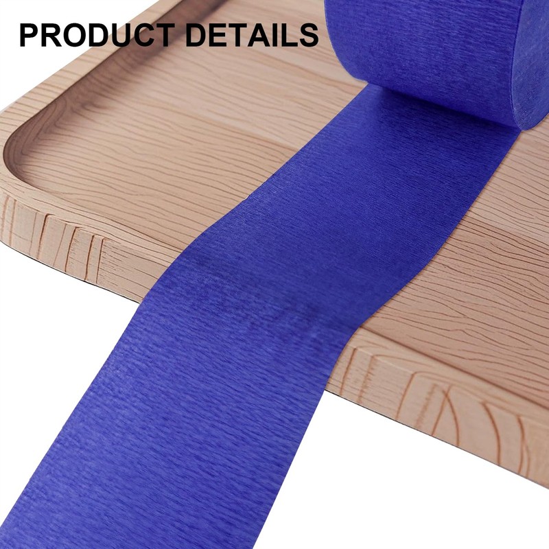 4 Crepe Paper Streamers Rolls, 328ft Pack of Red, White,