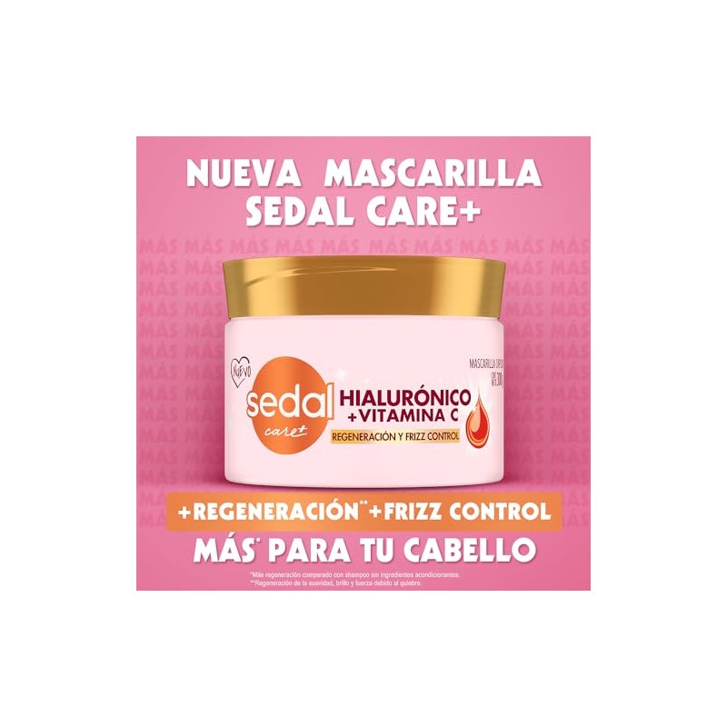 Sedal Tratamiento Hialurónico Regeneración Mascarilla Capilar Hidratante 300 ml