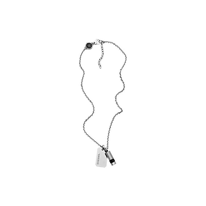 Diesel DX1156040 Men's Necklace with Pendant and Pendant Stainless Steel