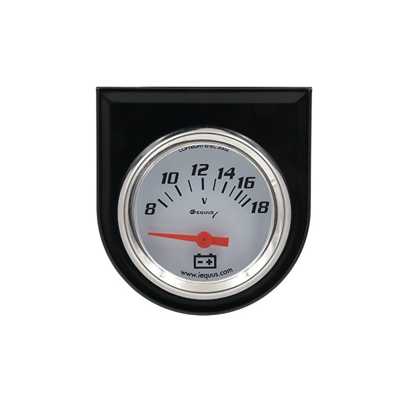 Equus 5268 2" Voltmeter, White