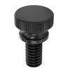 Nylon Thumb Screws, 1/4"-20 Thread (10, Black, 1/2")