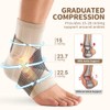CAMBIVO 2 Pack Ankle Support Brace, Plantar Fasciitis Support
