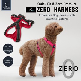 Hakusan Zero Harness, Burden Reduction Dog Harness, Adjustable Size, Easy On/Off, Nighttime Reflective Material, Lightweight, Breathable, with Handle, Nameplate, S Size, Orange×Yellow