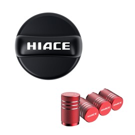 HIACE Dedicated Fuel Filler Cap, Fuel Lid, HIACE 200 Series, Accessories, Zinc Alloy Material, Gasoline Tank Cap, Stylish, Car Supplies, Convenient Goods, Parts, Accessories, Dress Up, 1 Piece, Black