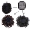 5 Pcs Hair Net for Making Afro Puff Drawstring Ponytail