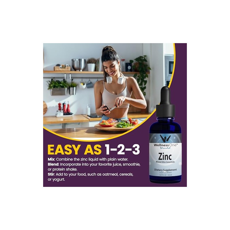 Zinc - Best Liquid Ionic Mineral Supplement - Supports Immune