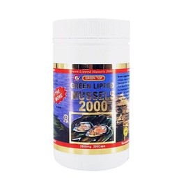 Green Top Green-lipped Mussel 2000mg 300 Capsules / 그린탑 초록입홍합 2000mg 300캡슐