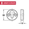 Gedotec Capsule Bed Fitting for Drilling Furniture Connector Steel Bed