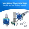 Ouitble 5pcs EC11 360 Degree Digital Potentiometer 5 Pin Rotary
