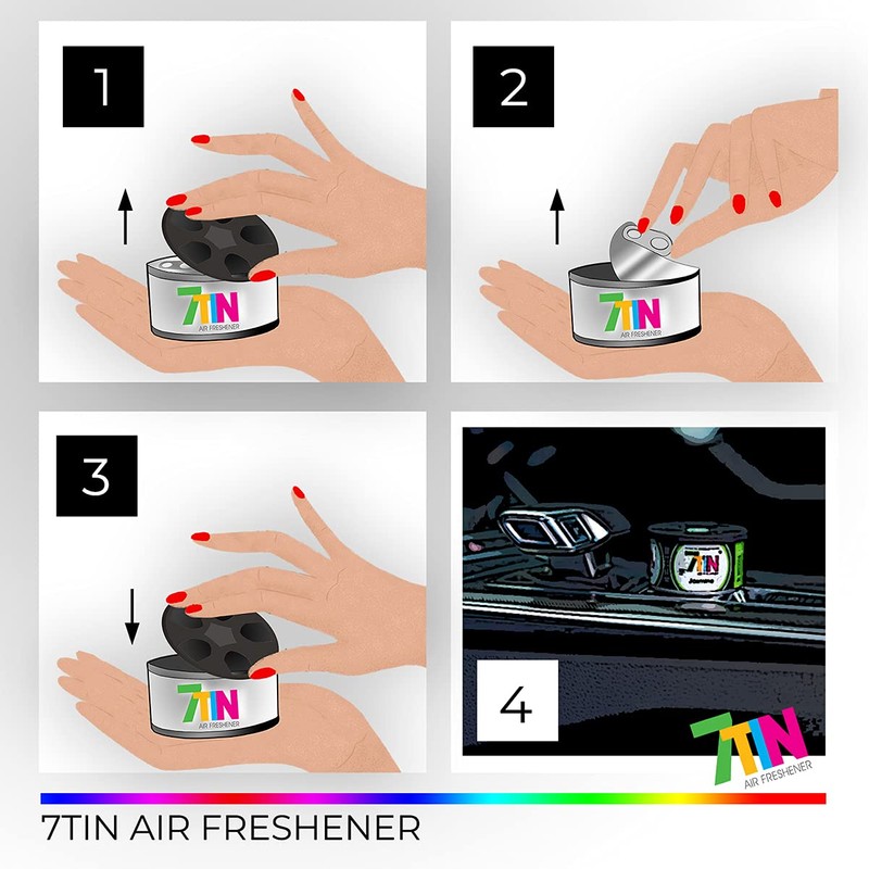 Cherry Car Air Freshener Tin x2