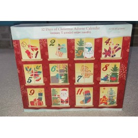 Empire New Empire Candle Co 12 Days of Christmas Advent Calendar Votive Candle Set....