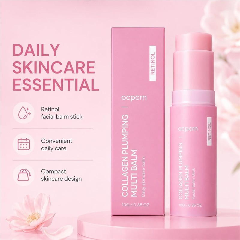 Barra Facial con Retinol, Bálsamo Hidratante para Rostro 10g