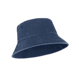 Zylioo L/XL/XXL Fishing Hat Large Head, Vintage UV Protection Fishing Hat Size 58-64 cm, Summer Sun Hat for Outdoor Golf, navy blue, XL