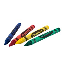 CiboWares 4-Pack Cello Wrapped Crayons, Case of 500