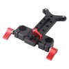 Long Lens Support Height Adjustable 15mm Rod Hole Aluminum Alloy