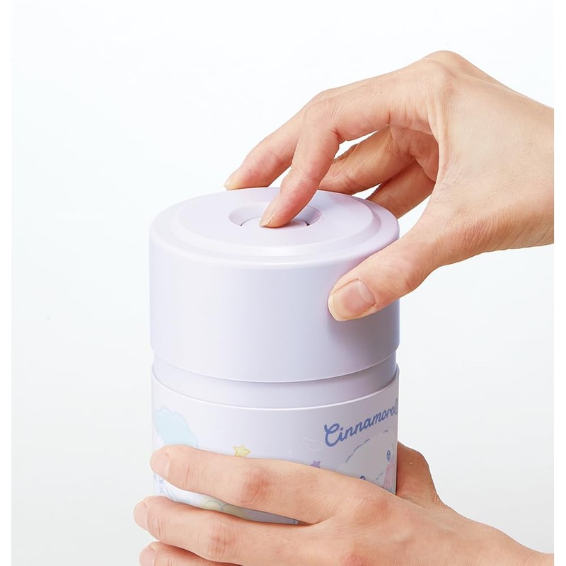 Skater POS5-A Sanrio Starry Sky Airtight Storage Container with Push